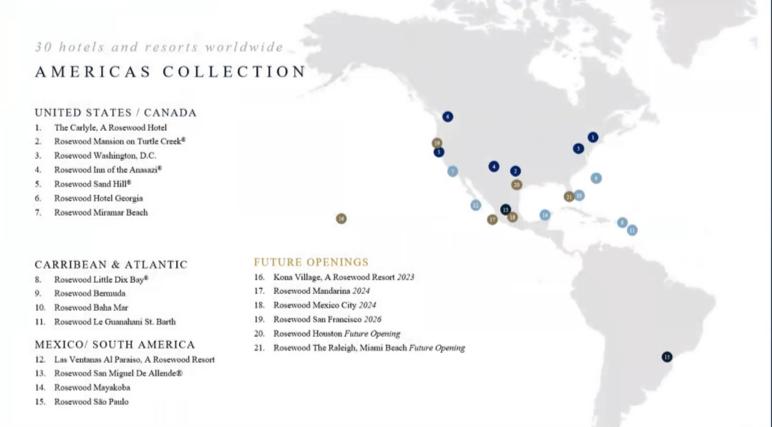 Rosewood Hotels Americas Collection