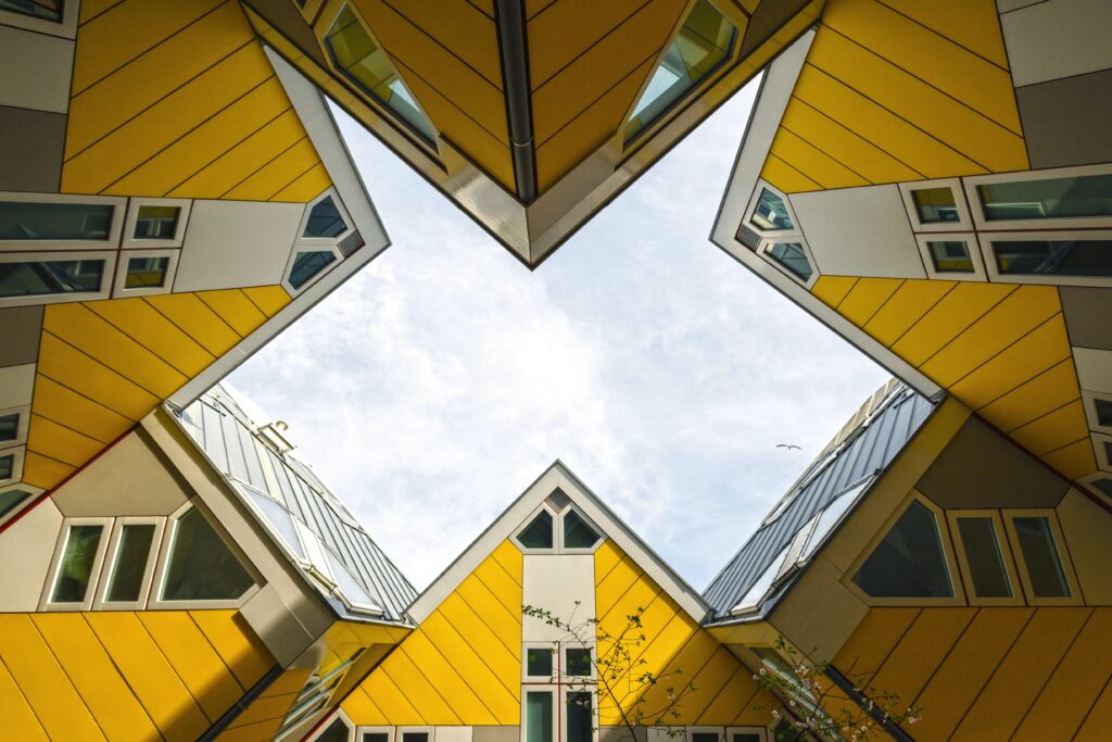 The yellow cube houses of Rotterdam
